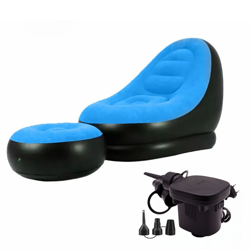 Miniatura 2 de Sofa Azul  Inflable PosaPies+ Inflador